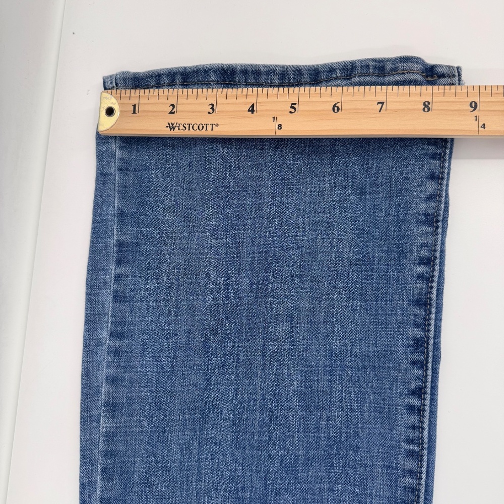 Levis Jeans Women 33 Blue Curvy Bootcut Denim Stretch Mid Rise Medium Wash - Picture 13 of 14
